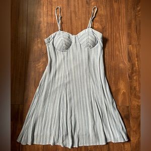 Striped corset dress